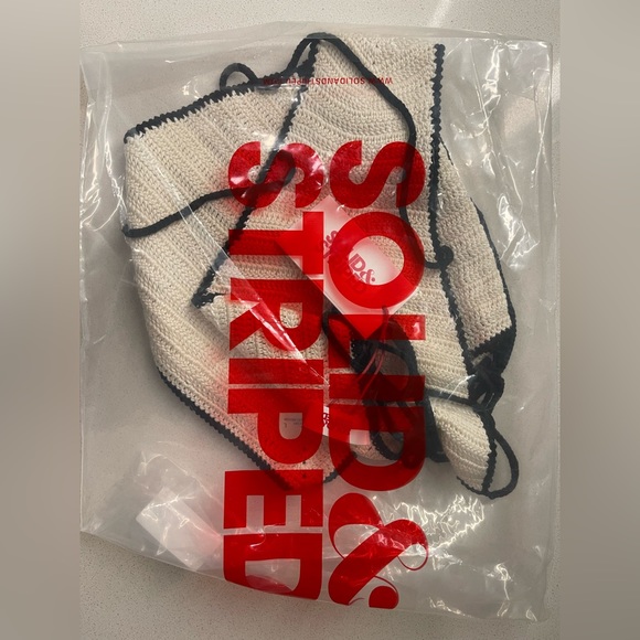 SOLID & STRIPED The Cheyenne One-Piece -Crochet Knit - Eggshell Hue - Size Large - Picture 3 of 4